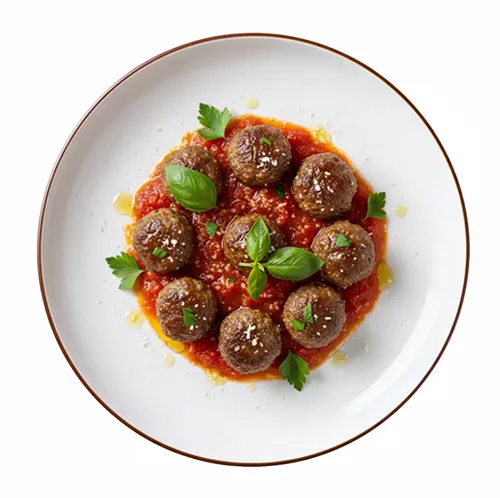 Salsa Soslu Misket Köfte menüsü