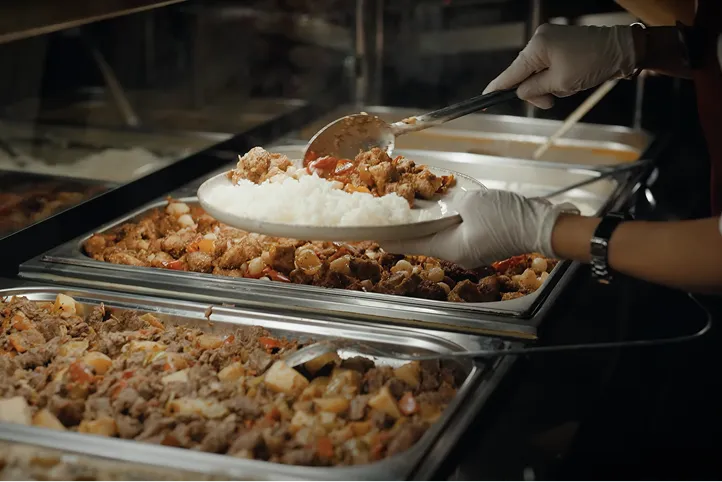 Benmaride doldurulan tabak görseli