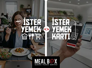 Meal Box yemek kartı hizmetini gösteren hero görseli